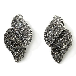 225 318 joan boyce color your world pave crystal bicolor swirl clip on