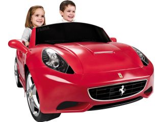 Red Ferrari California 12v Battery Operated 2 Seat Ride On on Toy for