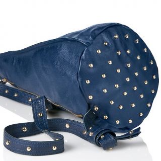 Patti for Hung On U Lucie Leather and Studs Crossbody Bag