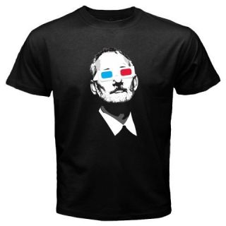 The Chive Bill F cking Murray With 3D Glasses Unofficial Black T Shirt