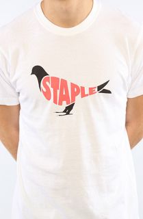 staple the world star tee in white sale $ 13 95 $ 28 00 50 % off