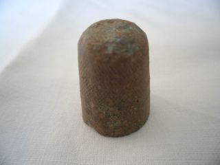 ANTIQUE OLD THIMBLE UK METAL DETECTOR FIND BRONZE SILVER COLLECTIBLE