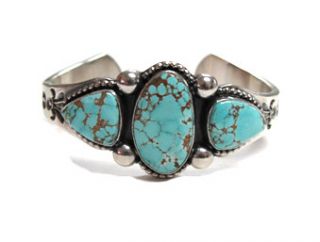 Ernest Roy Begay – Stunning Number Eight Turquoise Cuff
