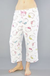 Hello Kitty Intimates The Snuggly Sweetie Capri in White and Multi