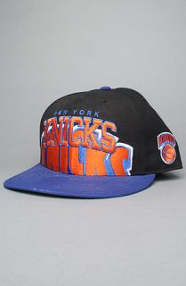 47 Brand Hats The New York Knicks Block House Snapback Hat in Black