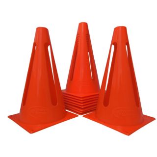 15 Orange 9 Collapsible Cones Athletic Field Marking Soccer Football
