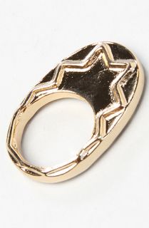 House of Harlow 1960 The Zig Zag Stack Ring in Gold