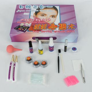 New False Eyelashes Extension Glue Kit Full Set Case Fashion Eyelash