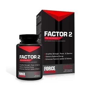 Force Factor 2 Pre Workout Nitric Oxide Booster 120ct Best Deal