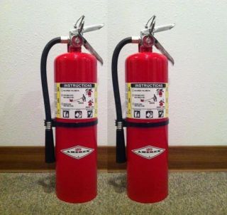 Amerex ABC Dry Chem 10lb Fire Extinguisher Wall Mount New PK of 2 New