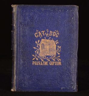 1854 Cat and Dog Julia Maitland Illus First Uncommon