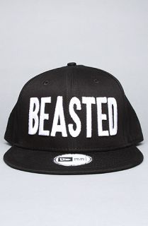Beasted The Classic Beasted New Era Snapback Cap in Black White