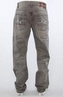 LRG The Critical Reaction True Straight Fit Jeans in Grey Wash