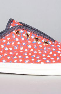 Keds The Champion Laceless Floral Sneaker in Red