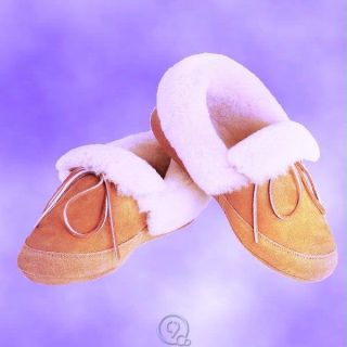 Androscoggin Sheepskin Slippers XS Womens 7 5 8 5 Shoes Cowhide Suede