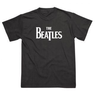  Beatles Logo T SHIRT Black XXL OFFICIAL NEW 2XL DOUBLE EXTRA LARGE