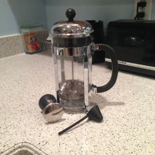  FRENCH COFFEE PRESS #1928 8 cups/1 liter/32oz with FREE SCOOP & Tamper