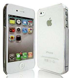 New Ultra Thin Crystal Clear Snap on Hard Case Cover for iPhone 4 G 4S