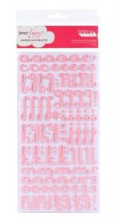  Lizzy Thickers Glitter Foam Letters Fancy Alphabet Stickers