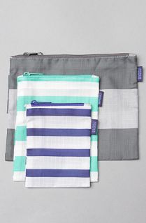 Baggu The Small Zipper Bag Set in Stripes
