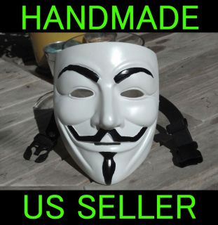 Guy Fawkes Mask Impact Resistant Resin Made in USA