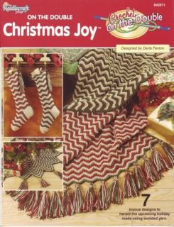 On The Double Christmas Joy Crochet Pattern Book New