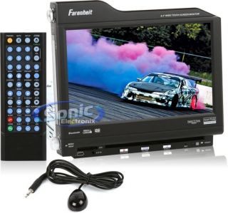 Farenheit Tid 831NRB 8 3 in Dash LCD Head Unit w DVD Player Bluetooth