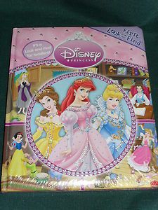 New SEALED Disney Princess First Look and Find HB Book