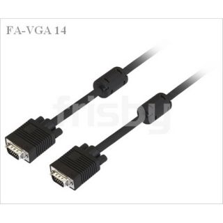  15m long SVGA VGA to VGA Extension Monitor Cable Male to Male M/M MM