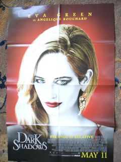  of 3 DARK SHADOWS street posters   Tim Burton, Johnny Depp, Eva Green
