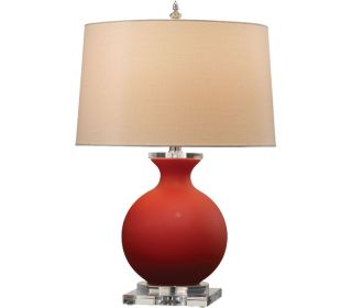 Murray Feiss 9734RC, Lainey Small 3 Way Ceramic Table Lamp, 150 Total
