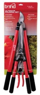  Pruning 3 Piece Combo Set With Lopper, Hedge Shears And Pruner