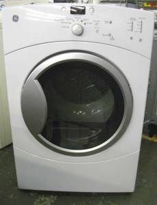 New GE 27 Front Load White Gas Dryer 7 0 Cubic Feet