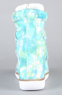 Jeffrey Campbell The Firenze Sneaker in Turquoise Combo  Karmaloop