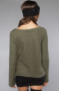Insight The All Meshed Up Sweater Concrete