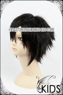 Fate Zero Emiya Kiritsugu Cosplay Wig Costume Black Colour