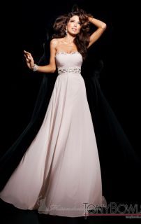 New Elegant Strapless Evening Dresses Fashion Beaded Formal Prom