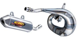 Yamaha YZ250 FMF Complete Fatty Exhaust Pipe Shorty Silencer 2002 2012