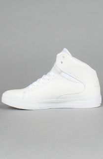 SUPRA The Society Mid Sneaker in White Action