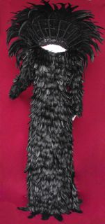 Evita Feather Samba Fancy Drag Vegas Costume Headdress
