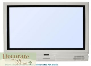 Sunbrite TV Outdoor White 32 Flat LCD HDTV Outside All Weather Proof