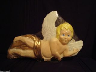  20 inch Christmas Nativity Union Don Featherstone Angel BlowMold Light