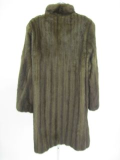 you are bidding on a jacques ferber mink fur long coat size medium