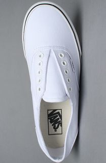 Vans The Era Laceless Sneaker in True White Black
