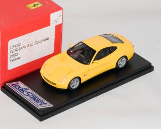 43 Looksmart Ferrari 612 Scaglietti 2003 Yellow LS45D