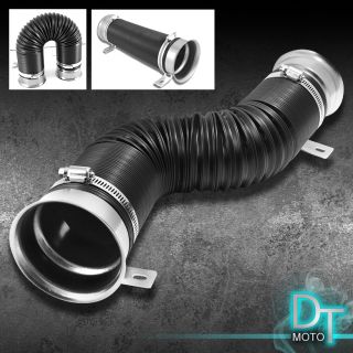 360° FLEXIBLE COLD AIR INTAKE PIPE DUCT TUBE KIT W/ MOUNTING CLAMPS
