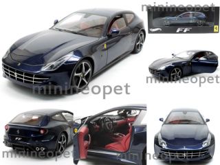 Hot Wheels Elite W1118 2011 Ferrari FF V12 Four 4 Seater 1 18 Diecast