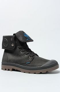 Palladium The Baggy Leather Gusset Boot in Black Dark Gum  Karmaloop