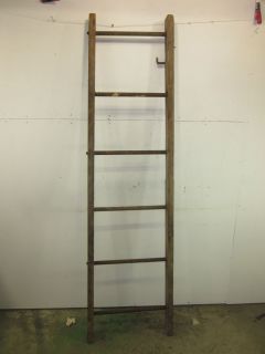 Vintage 70 Wooden Extension Ladder Section for Decorative Use 21