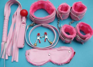   Eyemask Toy Set Thong Muzzle Fetter Sex Tool Bed 7 Accessories x